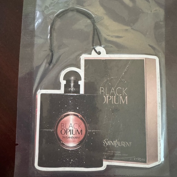 Saint Laurent Accessories - Saint Laurent Black Opium Scented Card Car/Purse Freshener